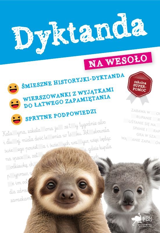 Dyktanda na wesoło okładka