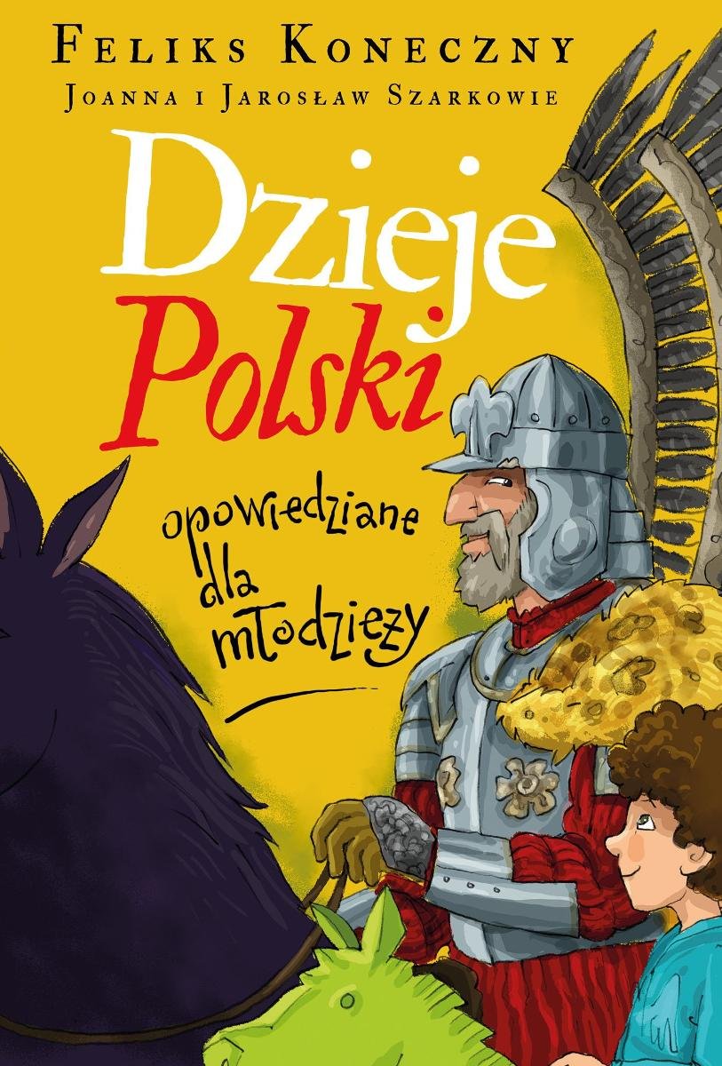 Dzieje Polski opowiedziane dla młodzieży okładka