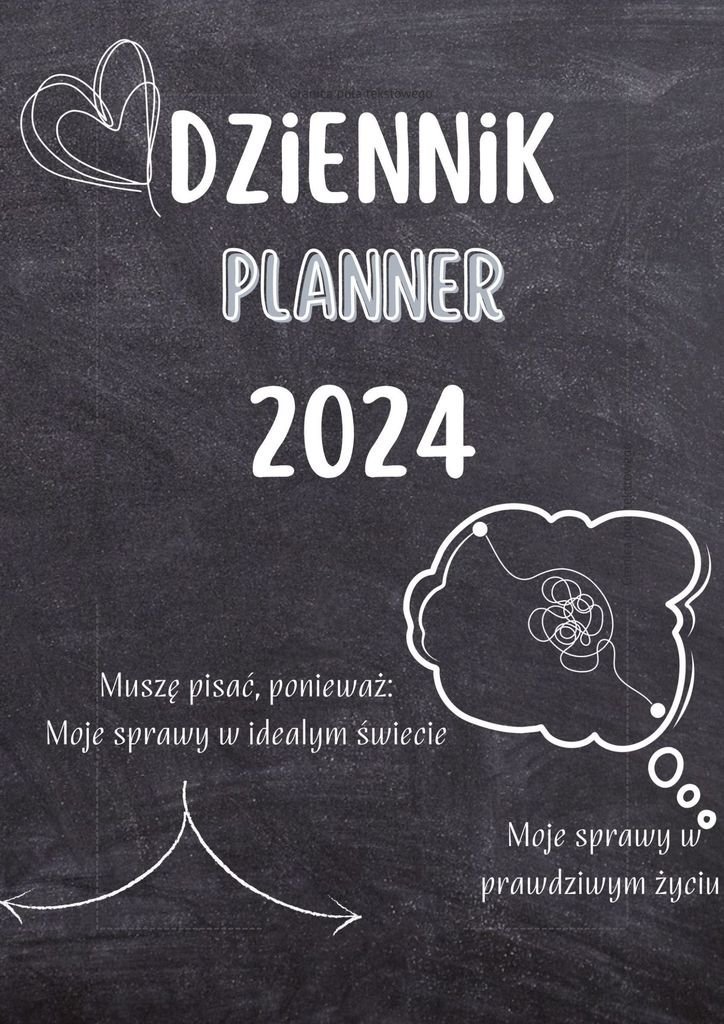 Dziennik. Planner 2024 okładka