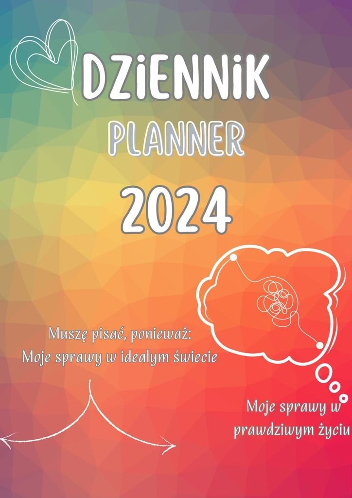 Dziennik Planner 2024 okładka