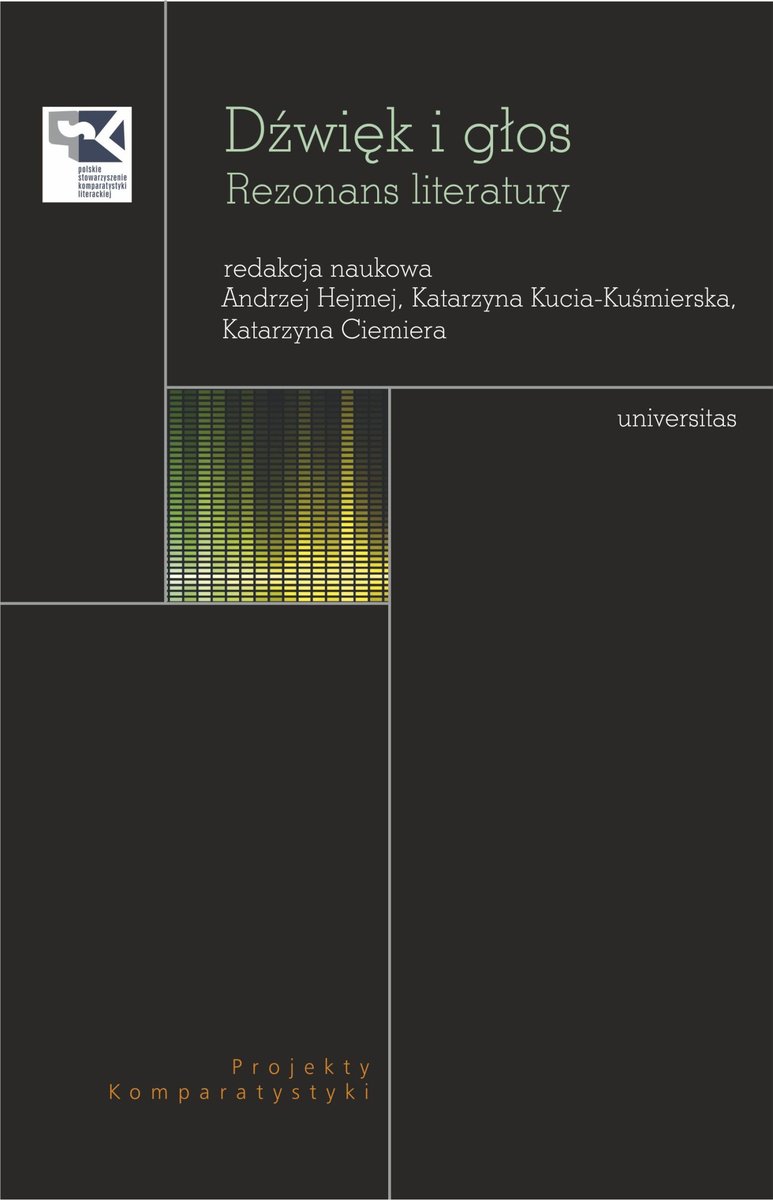Dźwięk i głos. Rezonans literatury okładka