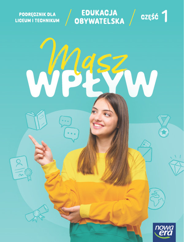 Edukacja obywatelska. Masz Wpływ 1. Podręcznik okładka