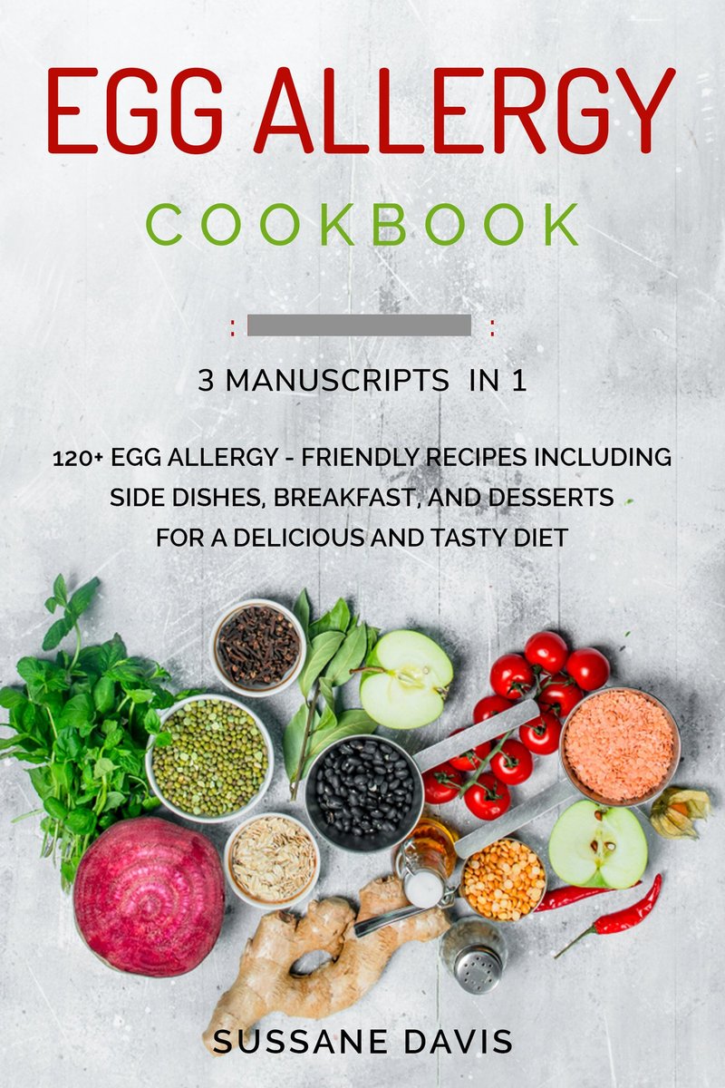 Egg Allergy Cookbook - ebook EPUB okładka