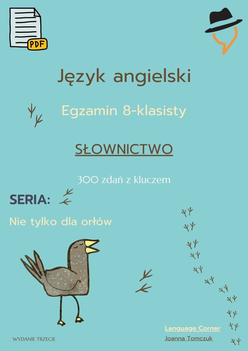 Egzamin ósmoklasisty. Nie tylko dla orłów. Słownictwo. Część 1 okładka