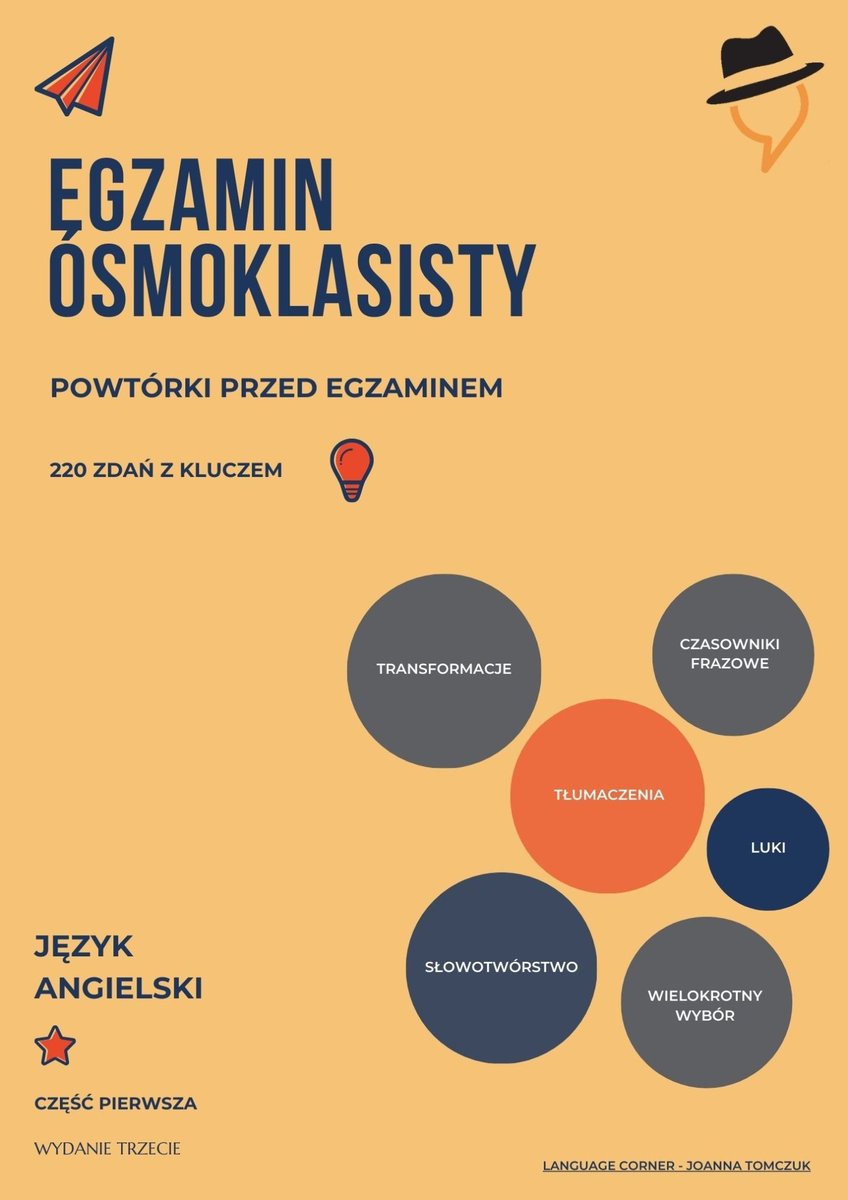 Egzamin ósmoklasisty. Powtórki przed egzaminem. Część 1 okładka