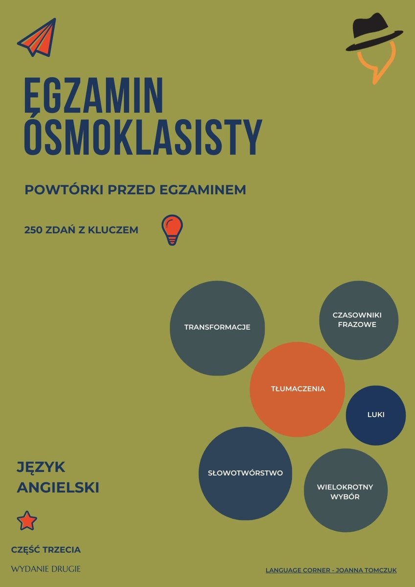 Egzamin ósmoklasisty. Powtórki przed egzaminem. Część 3 okładka