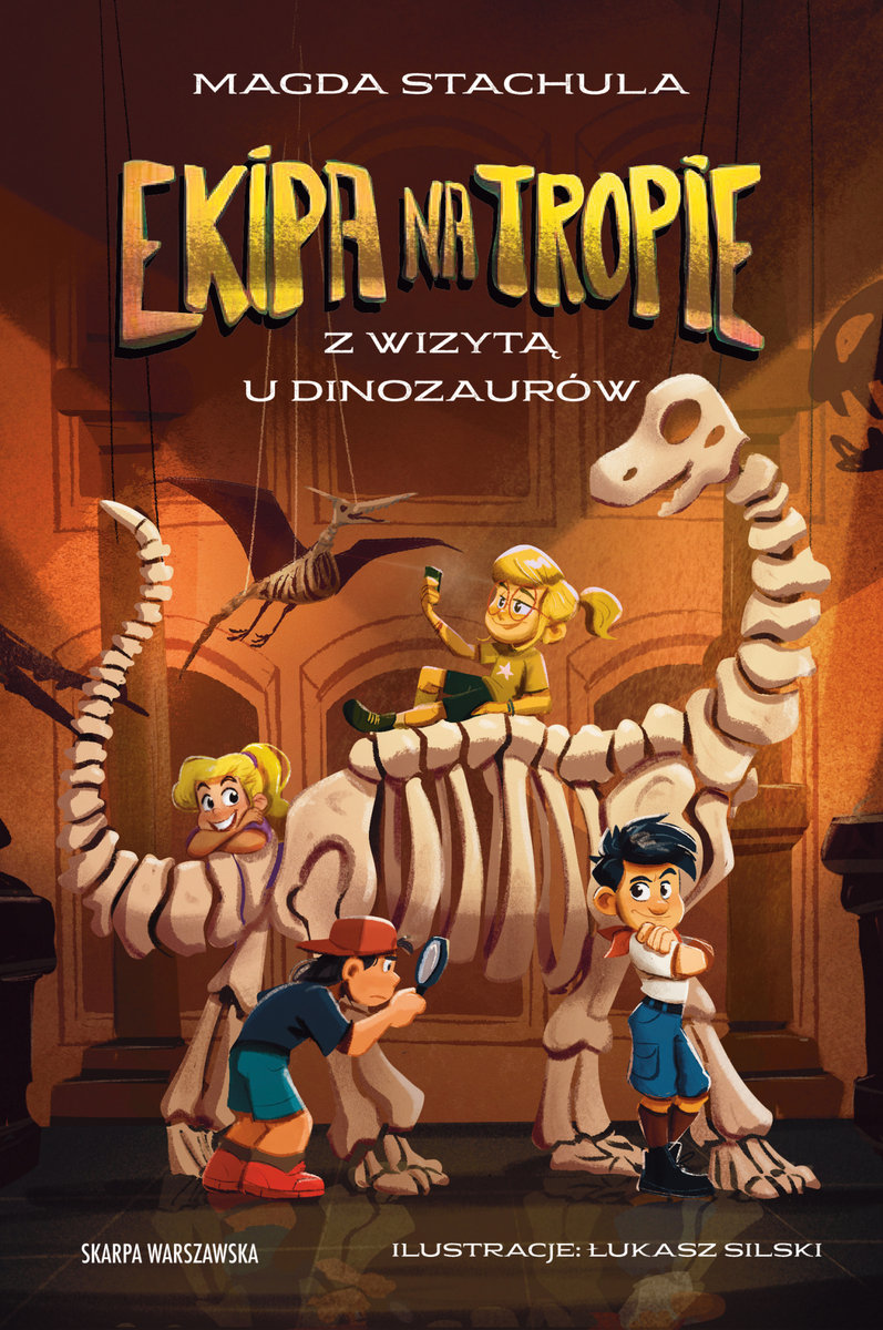 Ekipa na tropie. Z wizytą u dinozaur��w okładka