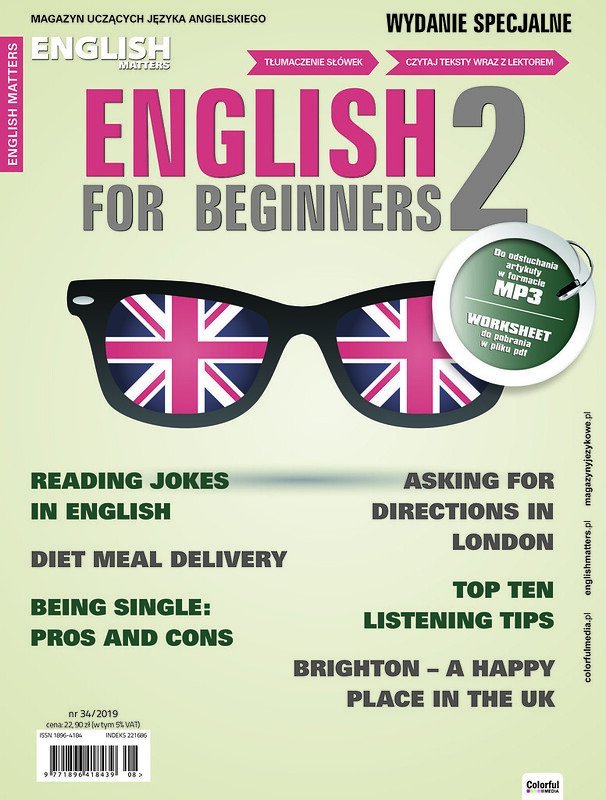 English For Beginners 2. Angielski dla początkujących okładka