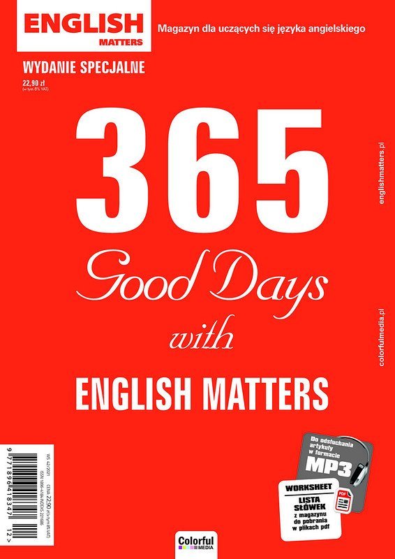 English Matters. 365 Good Days with English Matters okładka