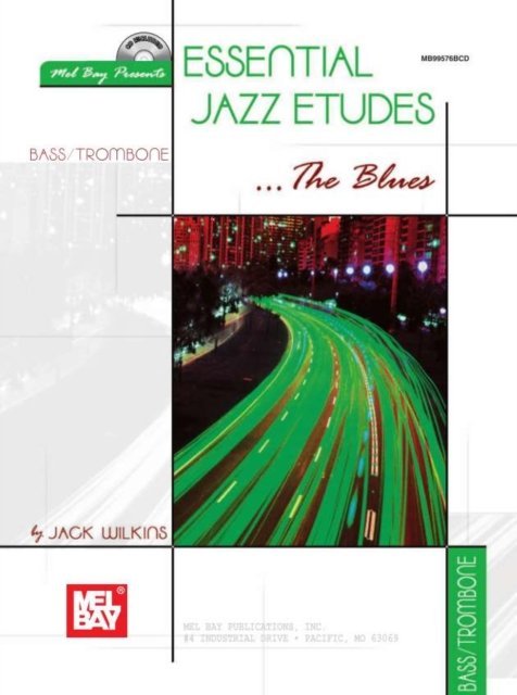 Essential Jazz Etudes..The Blues - Bass/Trombone [DRM] - ebook PDF okładka