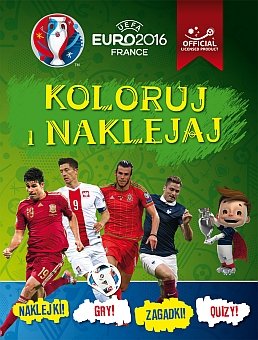 Euro 2016. Koloruj i naklejaj okładka