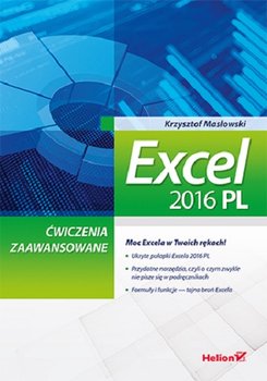 Excel 2016 PL. Ćwiczenia zaawansowane okładka