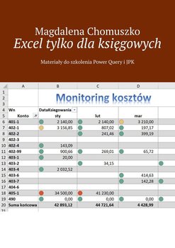 Excel tylko dla księgowych. Materiały do szkolenia Power Query i JPK. Zeszyt 1 okładka