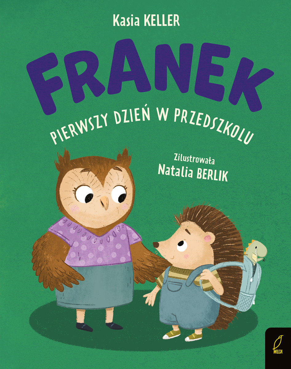 Franek pierwszy dzień w przedszkolu. Jeżyk Franek okładka