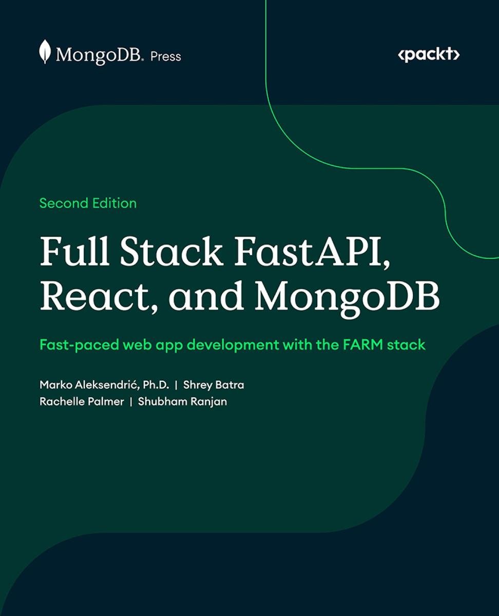 Full Stack FastAPI, React, and MongoDB okładka