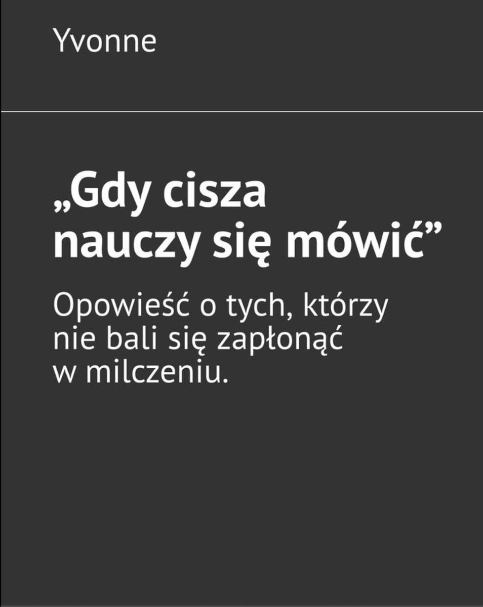 Gdy cisza nauczy się mówić okładka