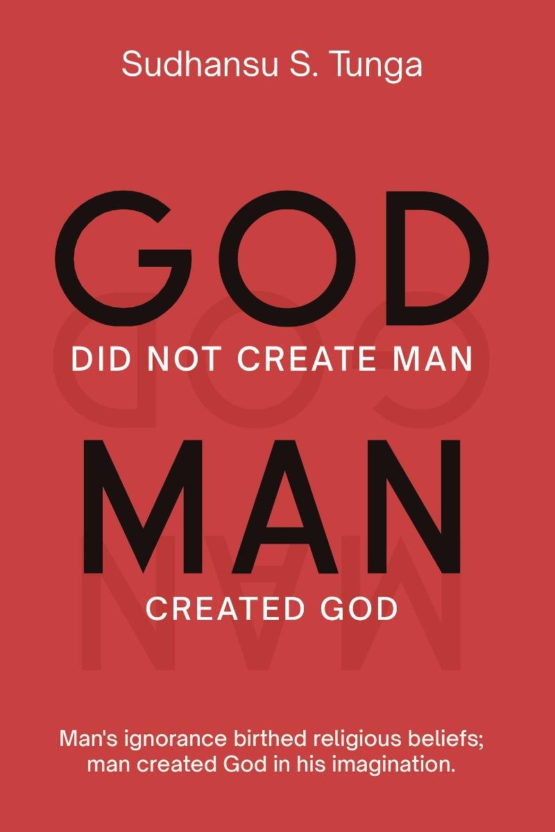 God did not create Man. Man Created God okładka