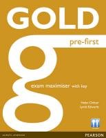 Gold Pre-First exam maximiser with key okładka