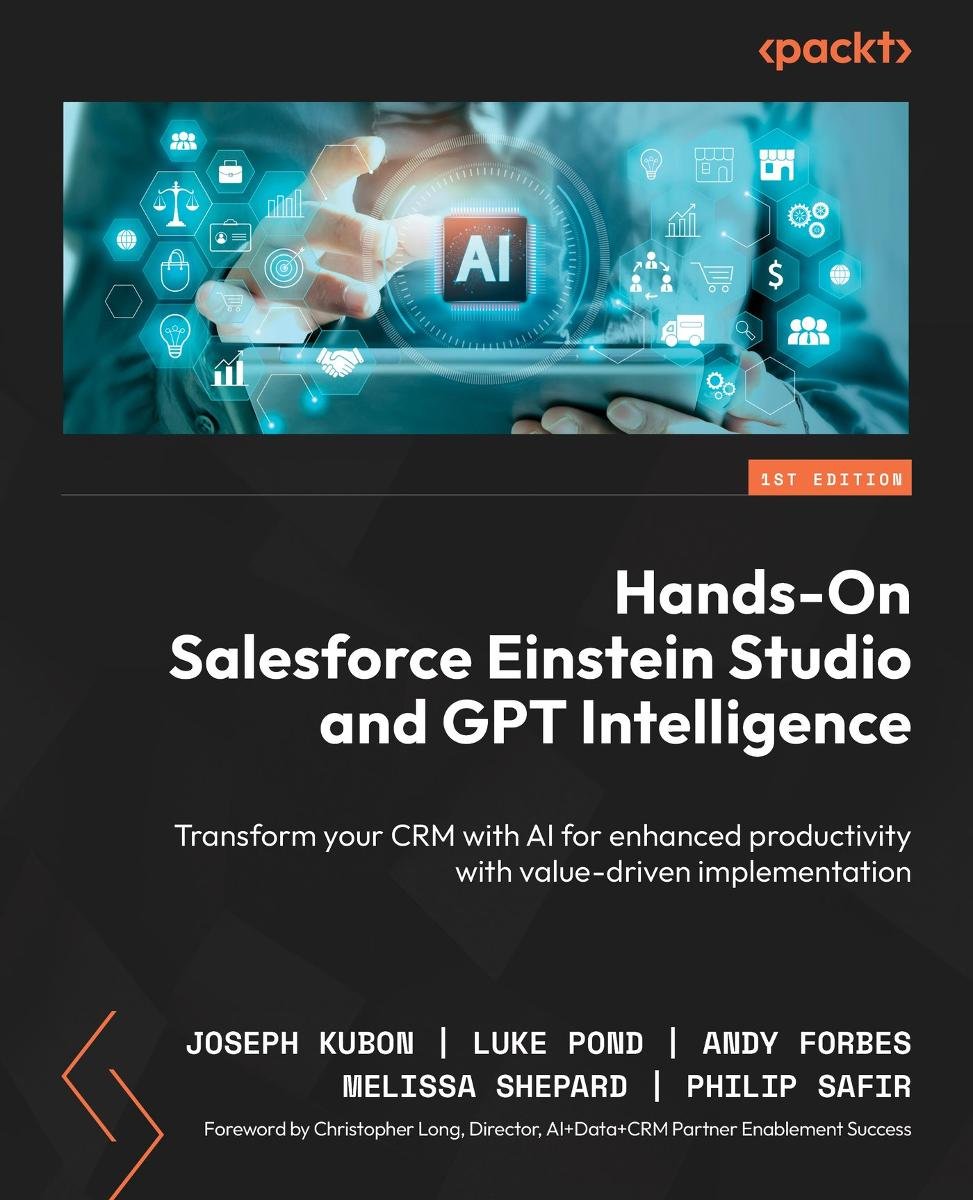 Hands-On Salesforce Einstein Studio and GPT Intelligence okładka