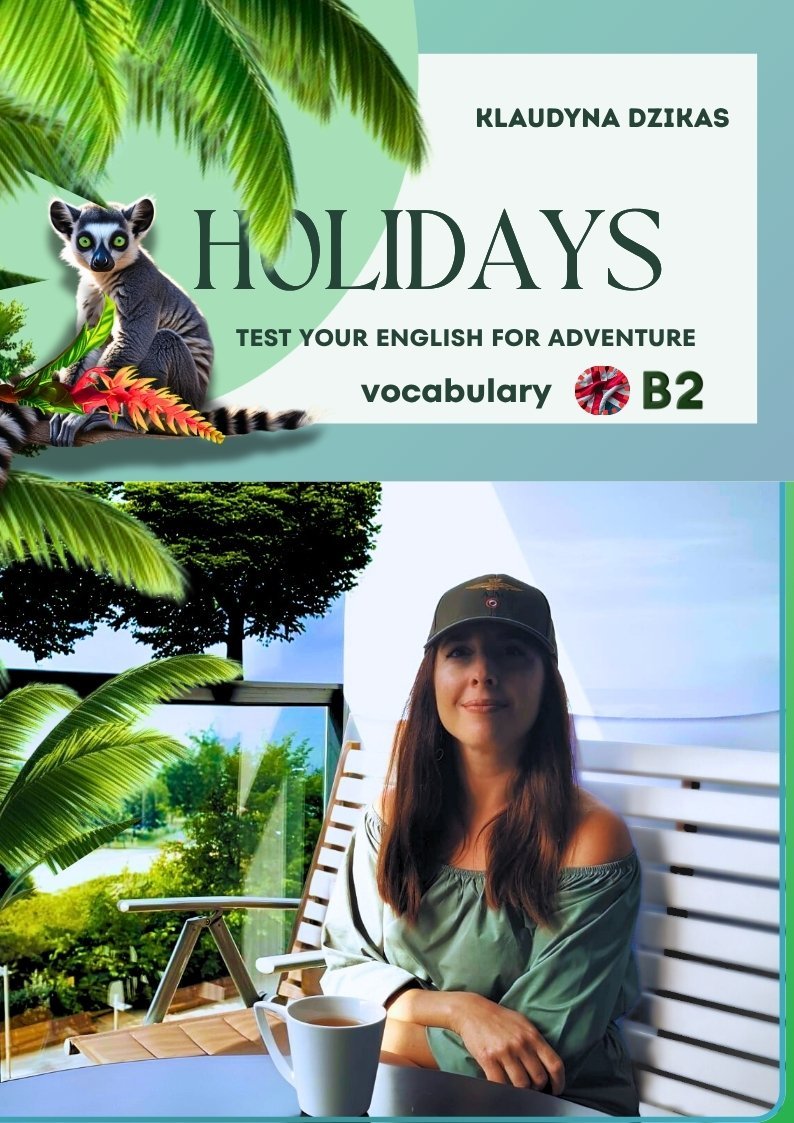Holidays test your english for adventure vocabulary okładka