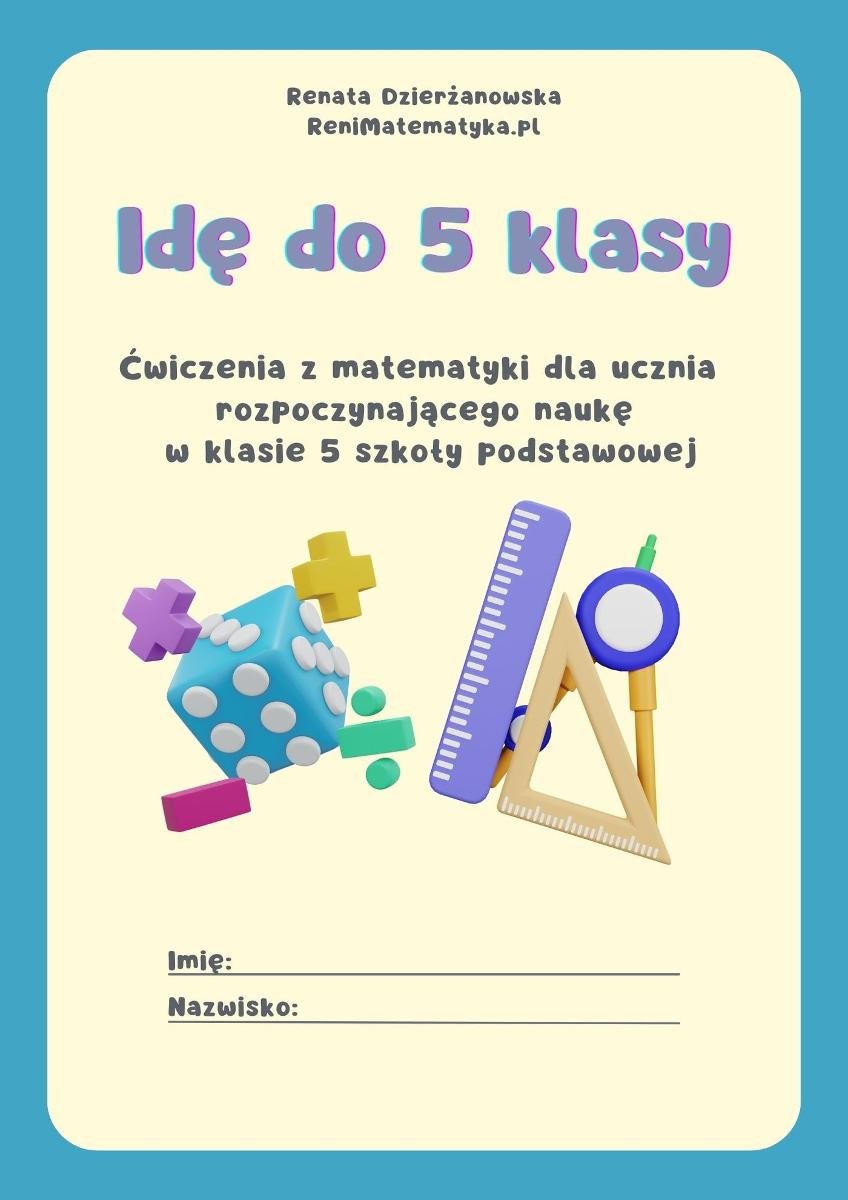 Idę do 5 klasy. Ćwiczenia okładka