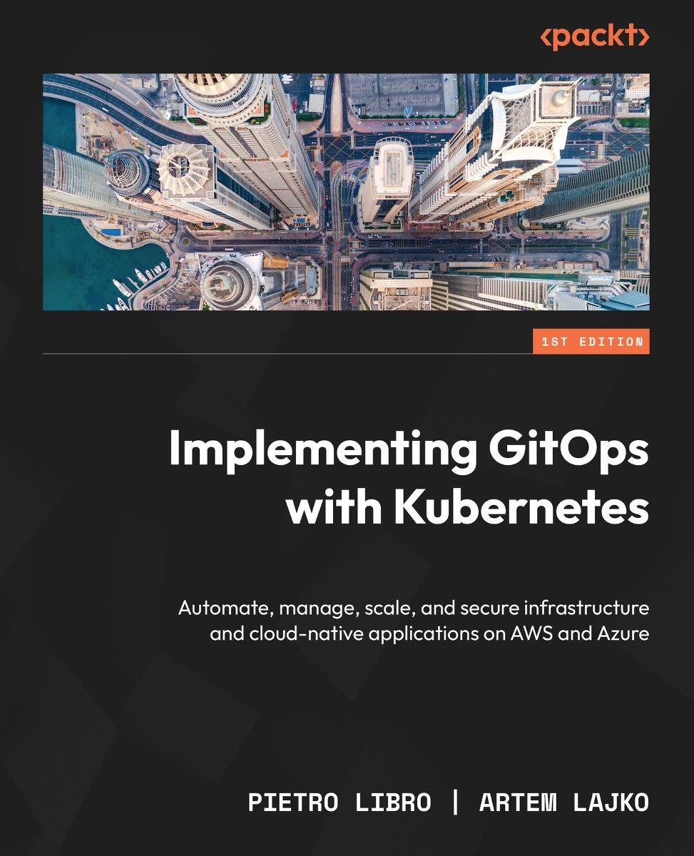 Implementing GitOps with Kubernetes okładka