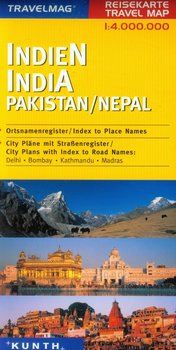 Indien / Pakistan / Nepal. Mapa turystyczna 1:4 000 000 okładka