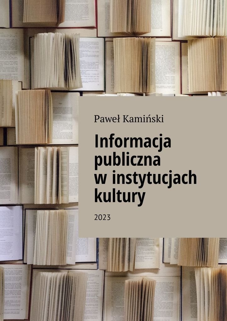 Informacja publiczna w instytucjach kultury okładka