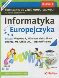 Informatyka Europejczyka 4. Podręcznik + CD okładka
