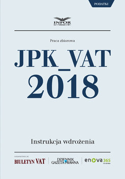 JPK_VAT 2018. Instrukcja wdrożenia okładka