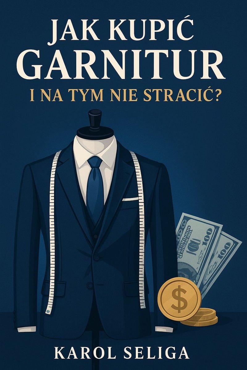 Jak kupić garnitur i nie wyrzucić pieniędzy w błoto? okładka