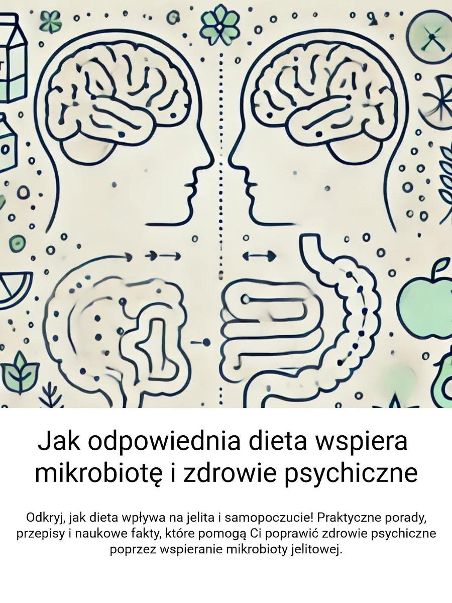 Jak odpowiednia dieta wspiera mikrobiotę i zdrowie psychiczne okładka