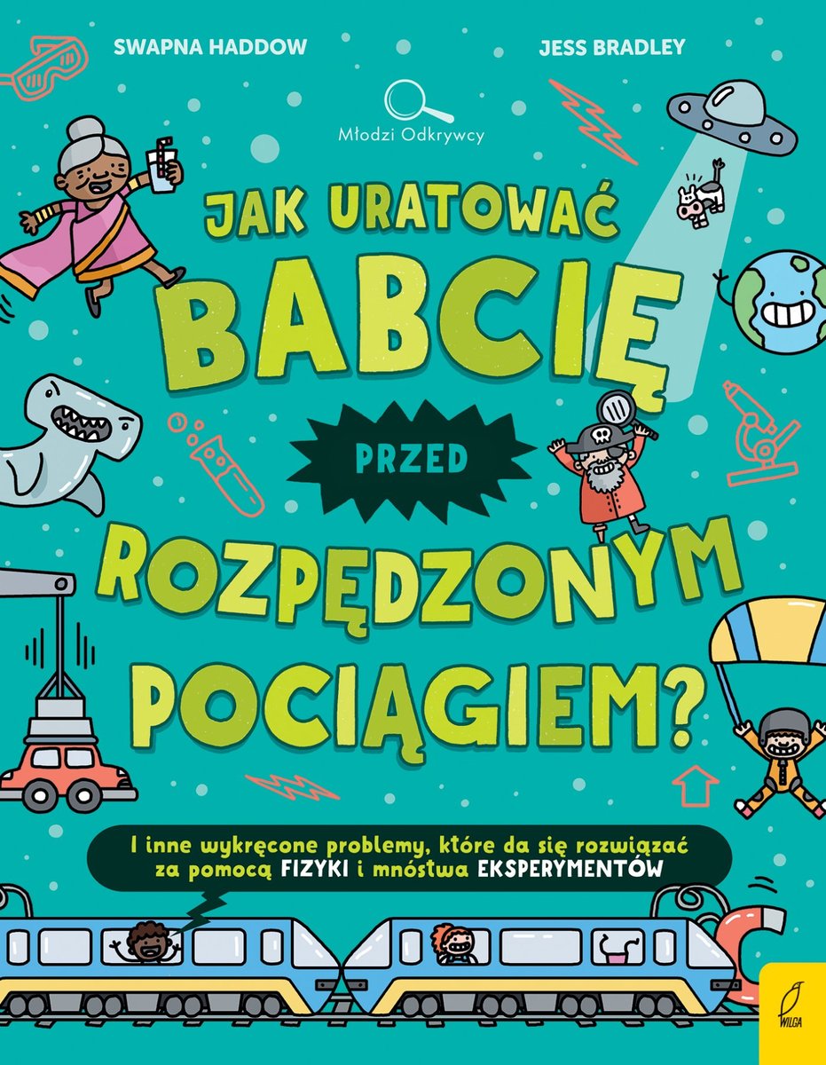 Jak uratować babcię przed rozpędzonym pociągiem - ebook PDF cover