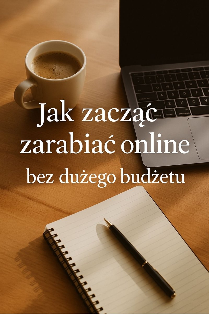Jak zacząć zarabiać online bez dużego budżetu okładka