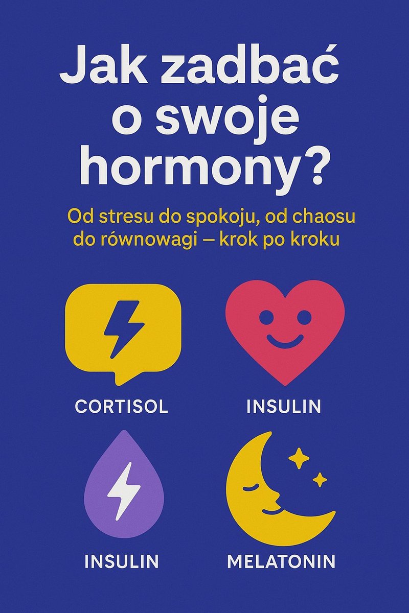 Jak zadbać o swoje hormony? Od stresu do spokoju, od chaosu do równowagi – krok po kroku okładka