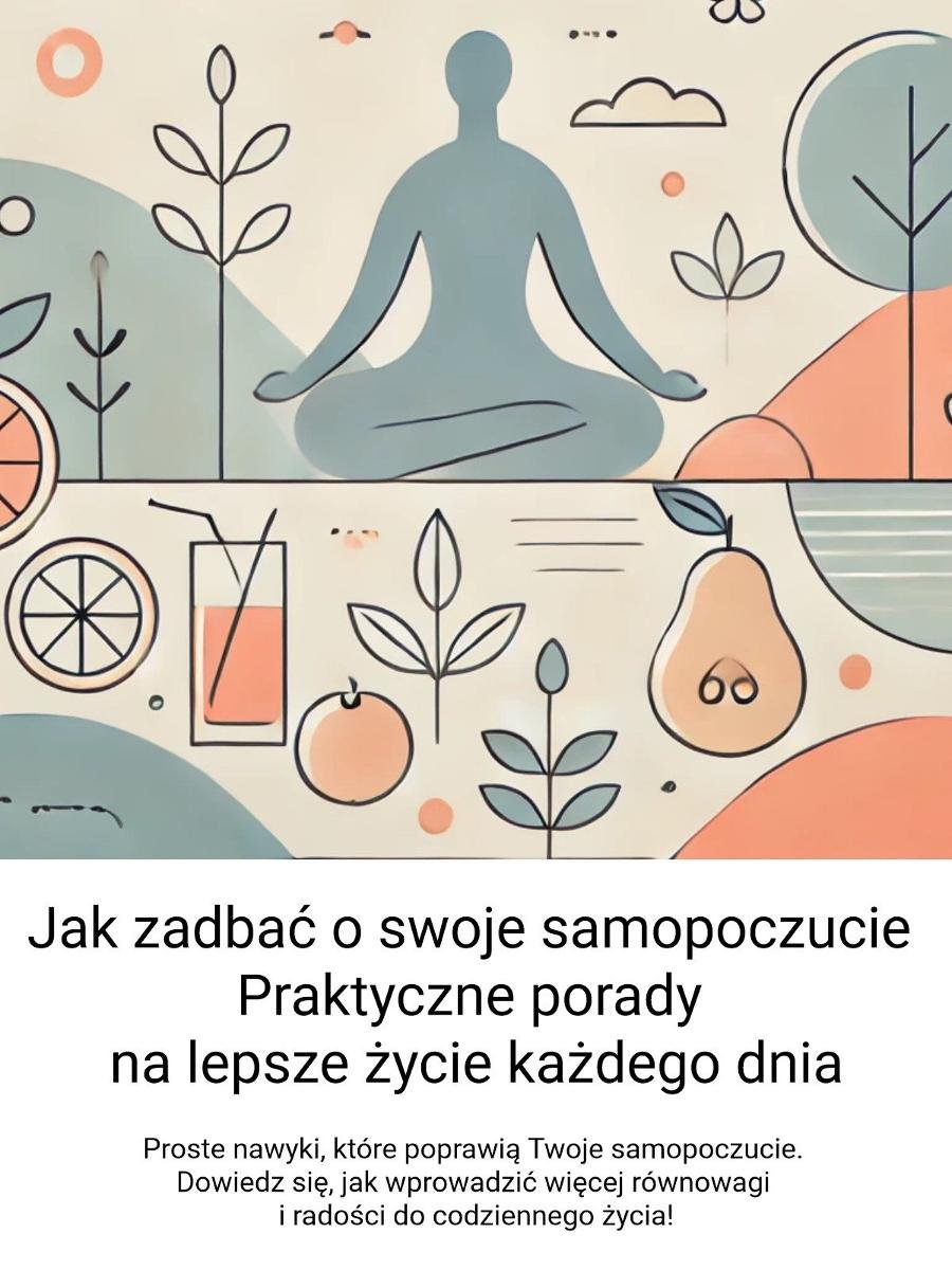 Jak zadbać o swoje samopoczucie. Praktyczne porady na lepsze życie każdego dnia - ebook EPUB okładka