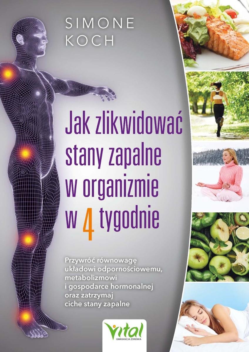 Jak zlikwidować stany zapalne w organizmie w 4 tygodnie - ebook EPUB okładka