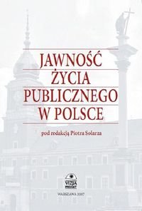 Jawność Życia Publicznego w Polsce okładka