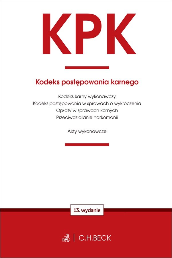 KPK. Kodeks postępowania karnego oraz ustawy towarzyszące okładka