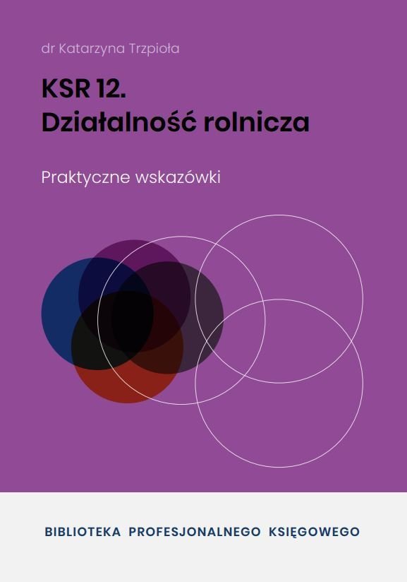 KSR 12. Działalność rolnicza okładka