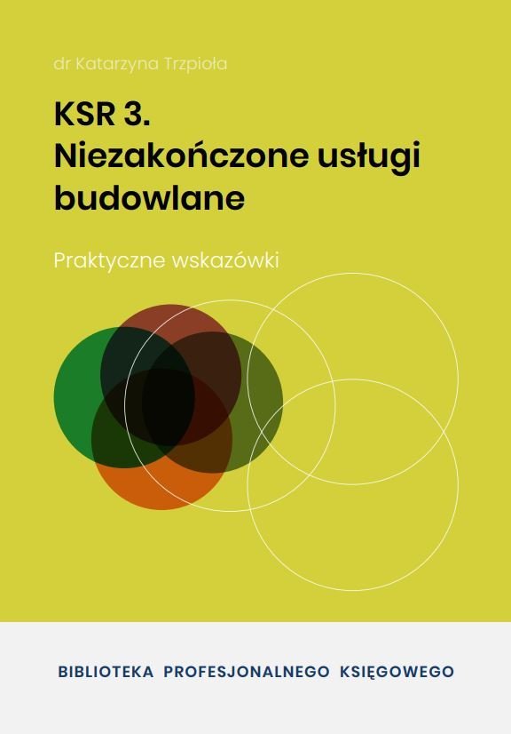 KSR 3. Niezakończone usługi budowlane okładka