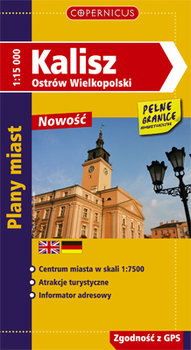 Kalisz, Ostrów Wielkopolski. Plan miasta 1:15 000 okładka