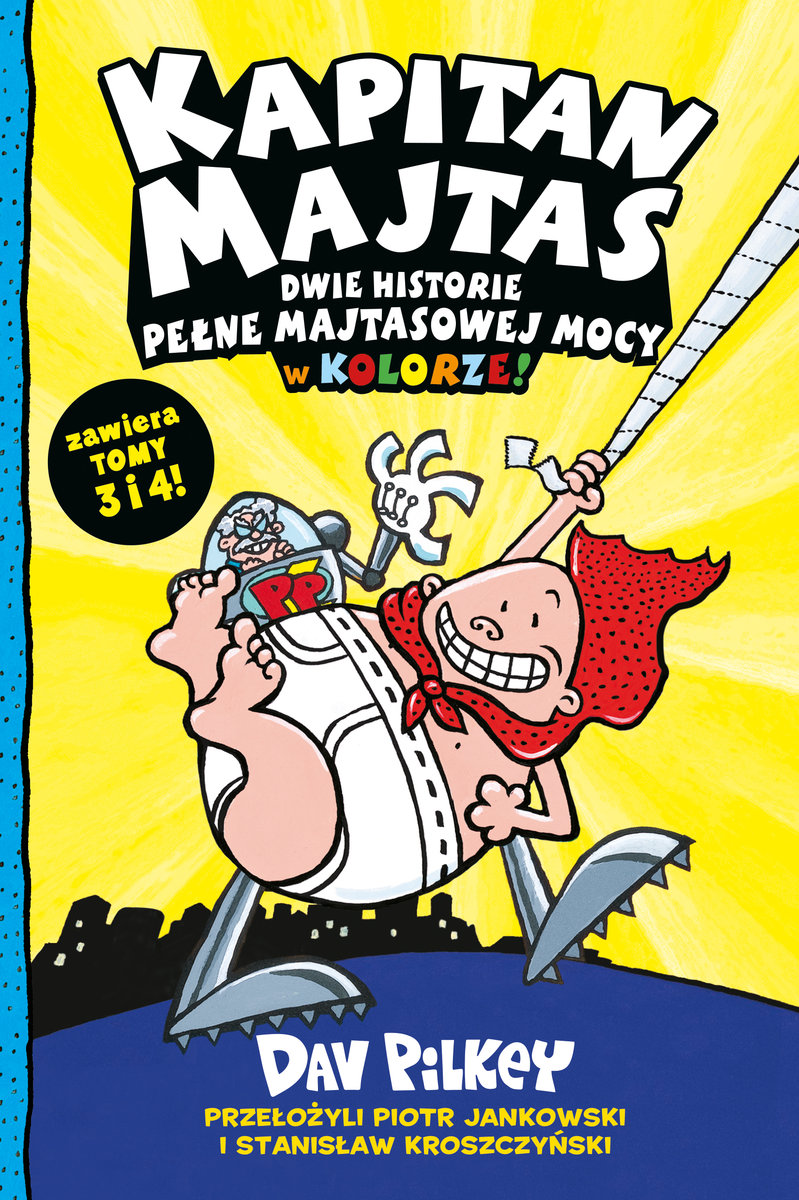 Kapitan Majtas 2 w 1. Tomy 3-4 okładka