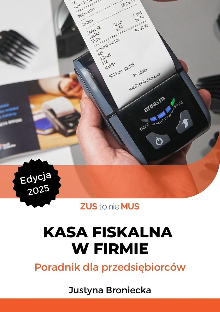 Kasa fiskalna w firmie okładka