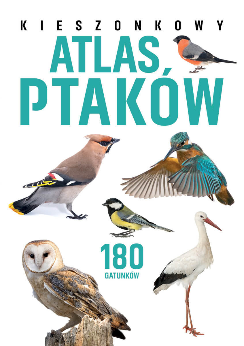 Kieszonkowy atlas ptaków. 180 gatunk��w okładka