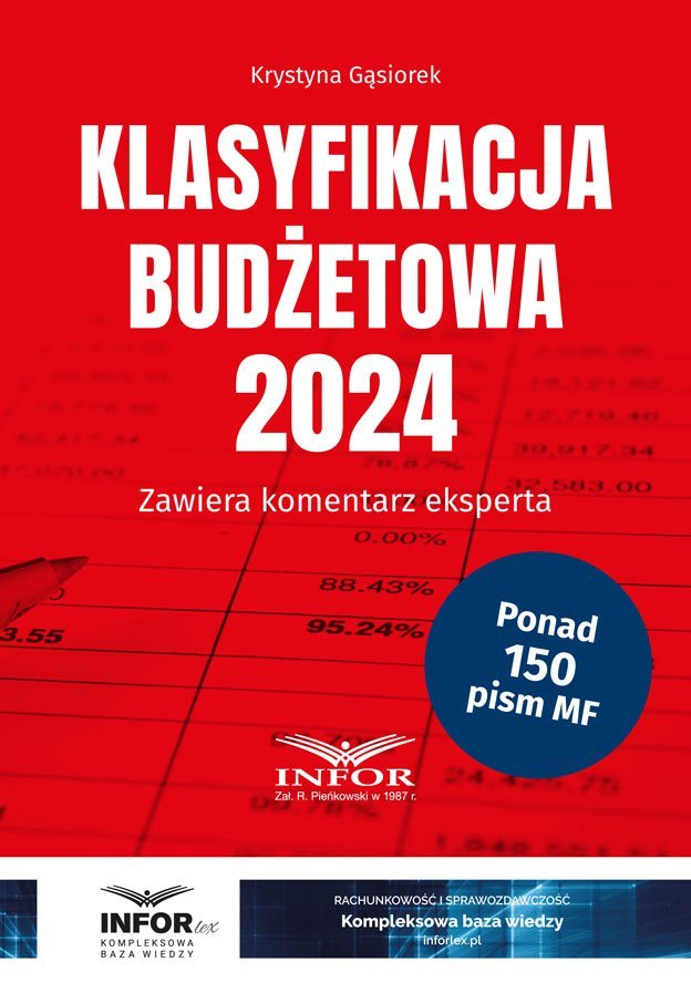 Klasyfikacja budżetowa 2024 okładka