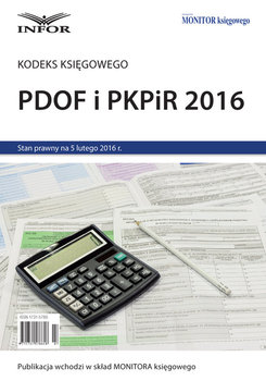 Kodeks księgowego. PDOF i PKPiR 2016 okładka