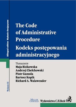 Kodeks postępowania administracyjnego. The Code of Administrative Procedure okładka