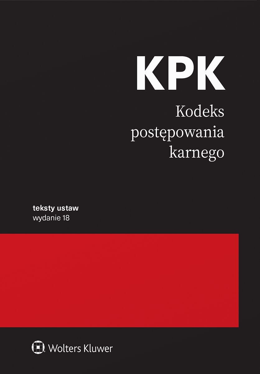 Kodeks postępowania karnego. Przepisy okładka