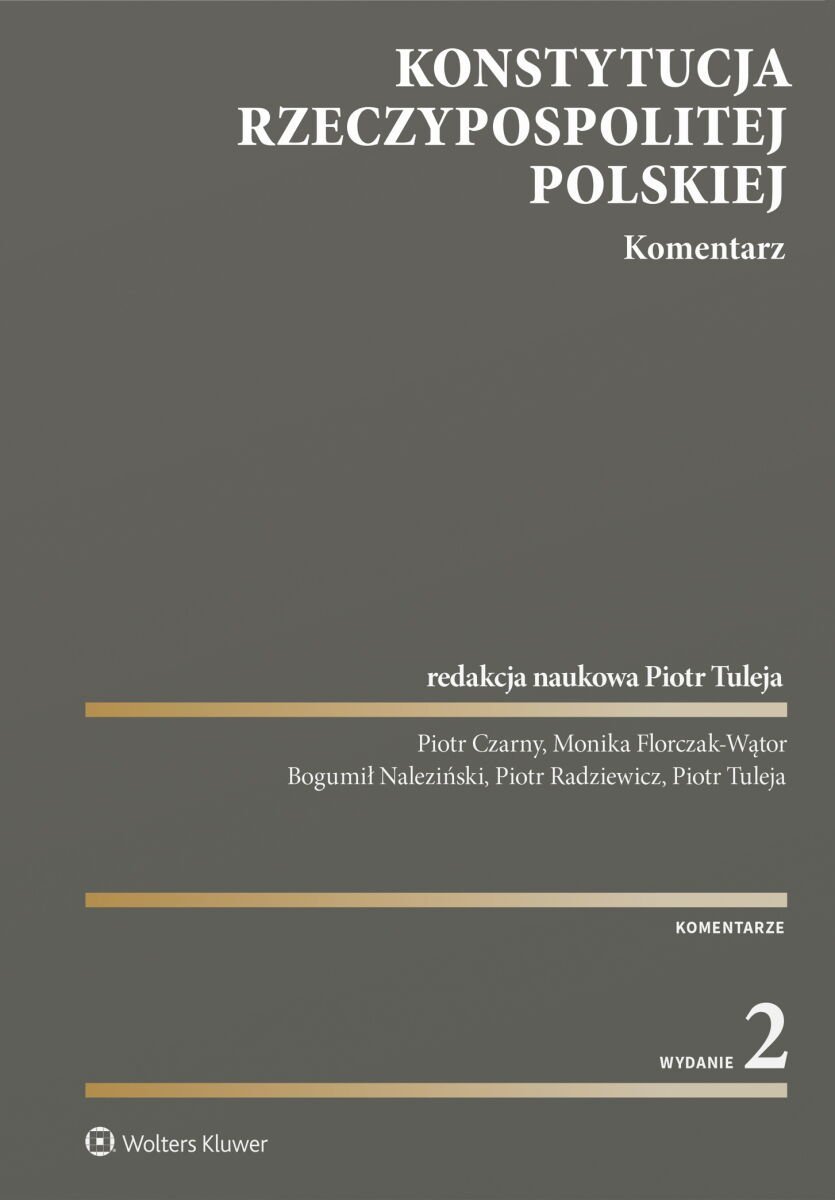 Konstytucja Rzeczypospolitej Polskiej. Komentarz okładka